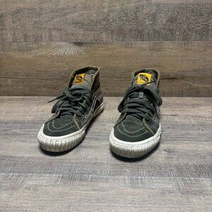Vans Ski8-Hi Gym Issue World Code Army Green Sneakers Men's Size 7
